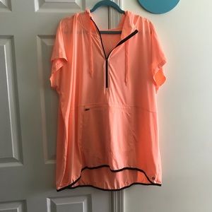 Livi Active Wicking Zip-Up with Hoodie & Pocket